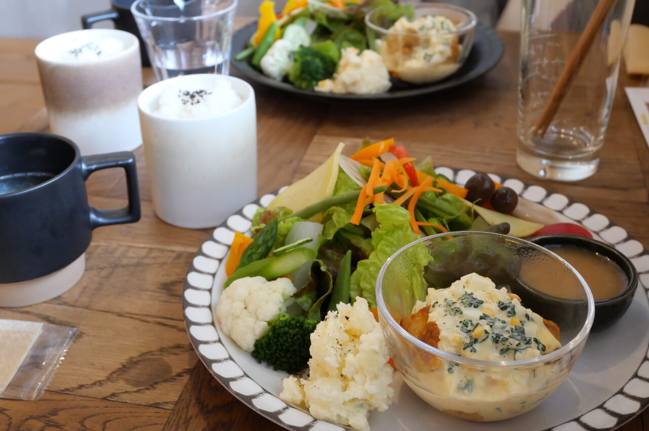 リーフカフェのランチ