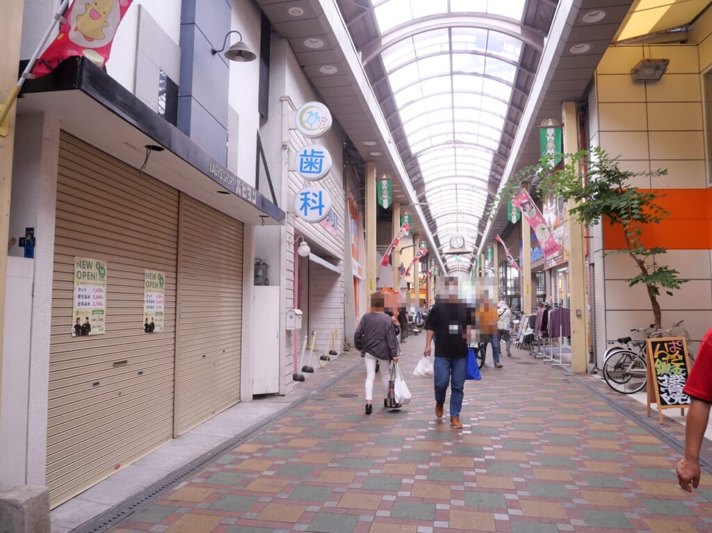 ベル大利商店街の様子