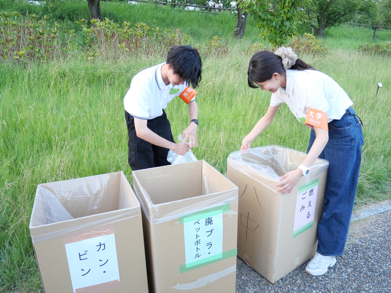 摂南大学のボランティアさん