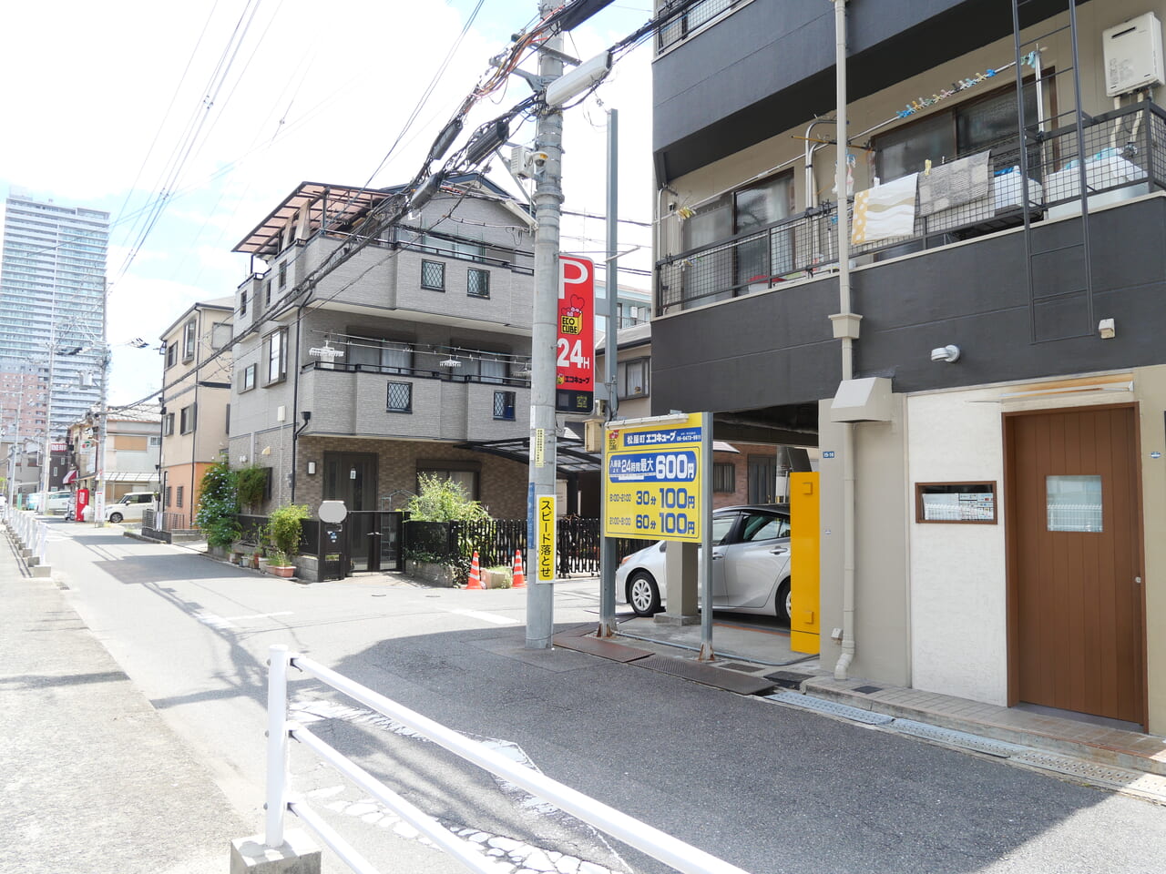 なないろベーグルから香里園駅方面