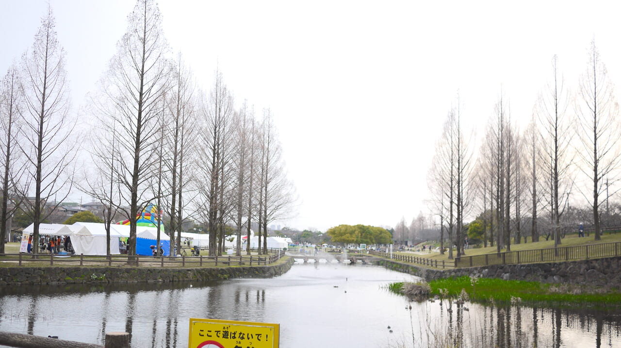 寝屋川市の打上川治水緑地