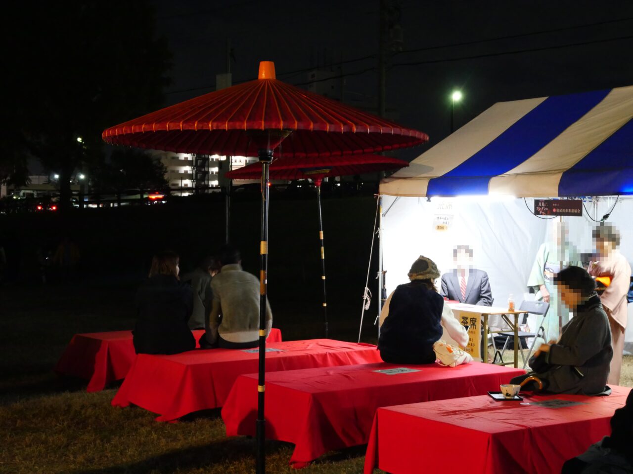 寝屋川市茶道協会のブース