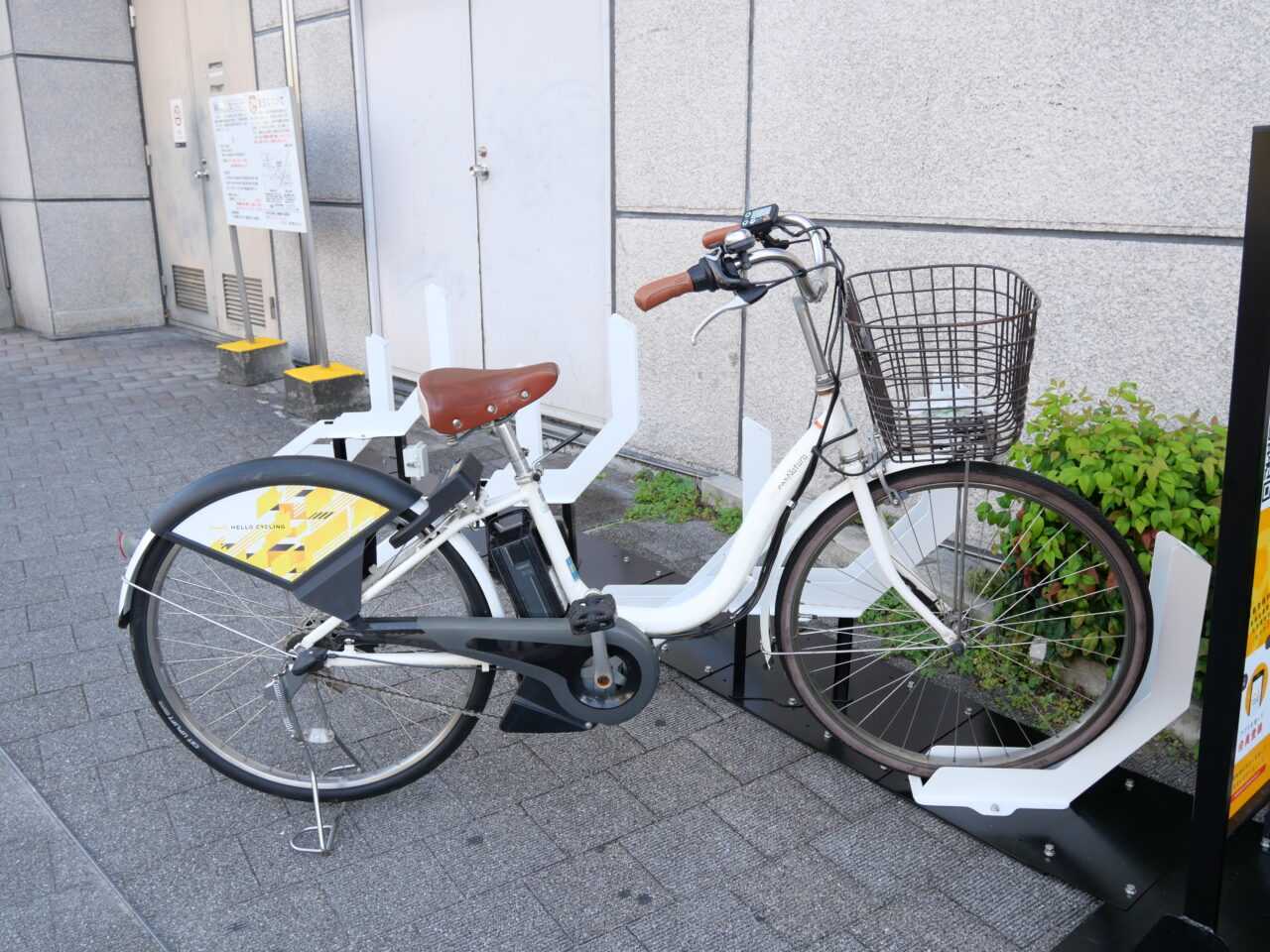 シェアサイクルの自転車