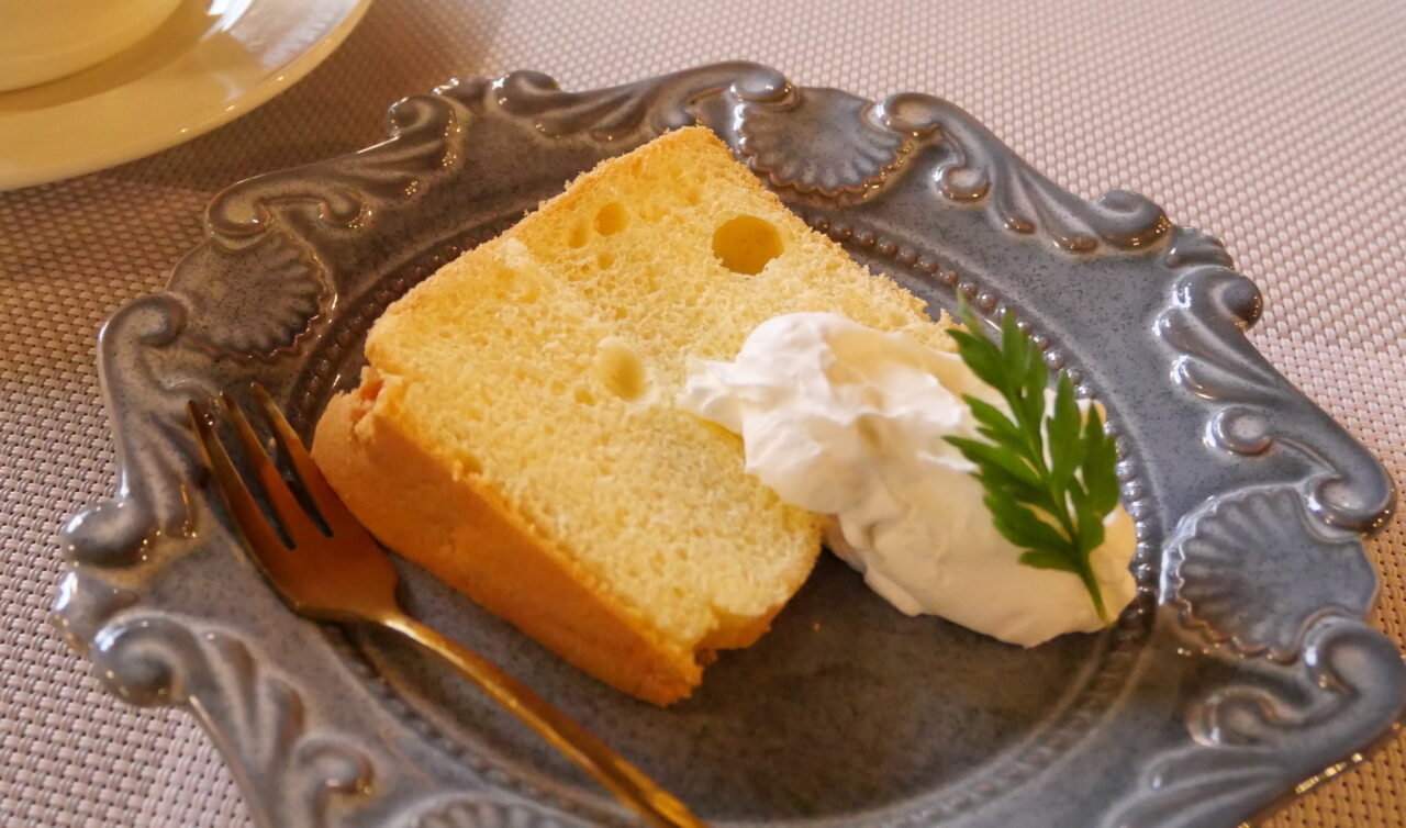 生クリームとシフォン