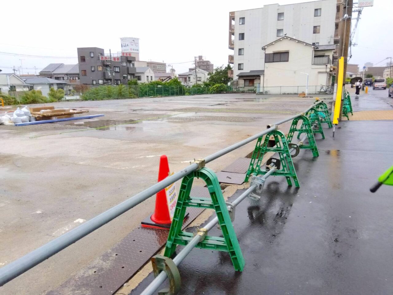 寝屋川市駅前にできる駐車場