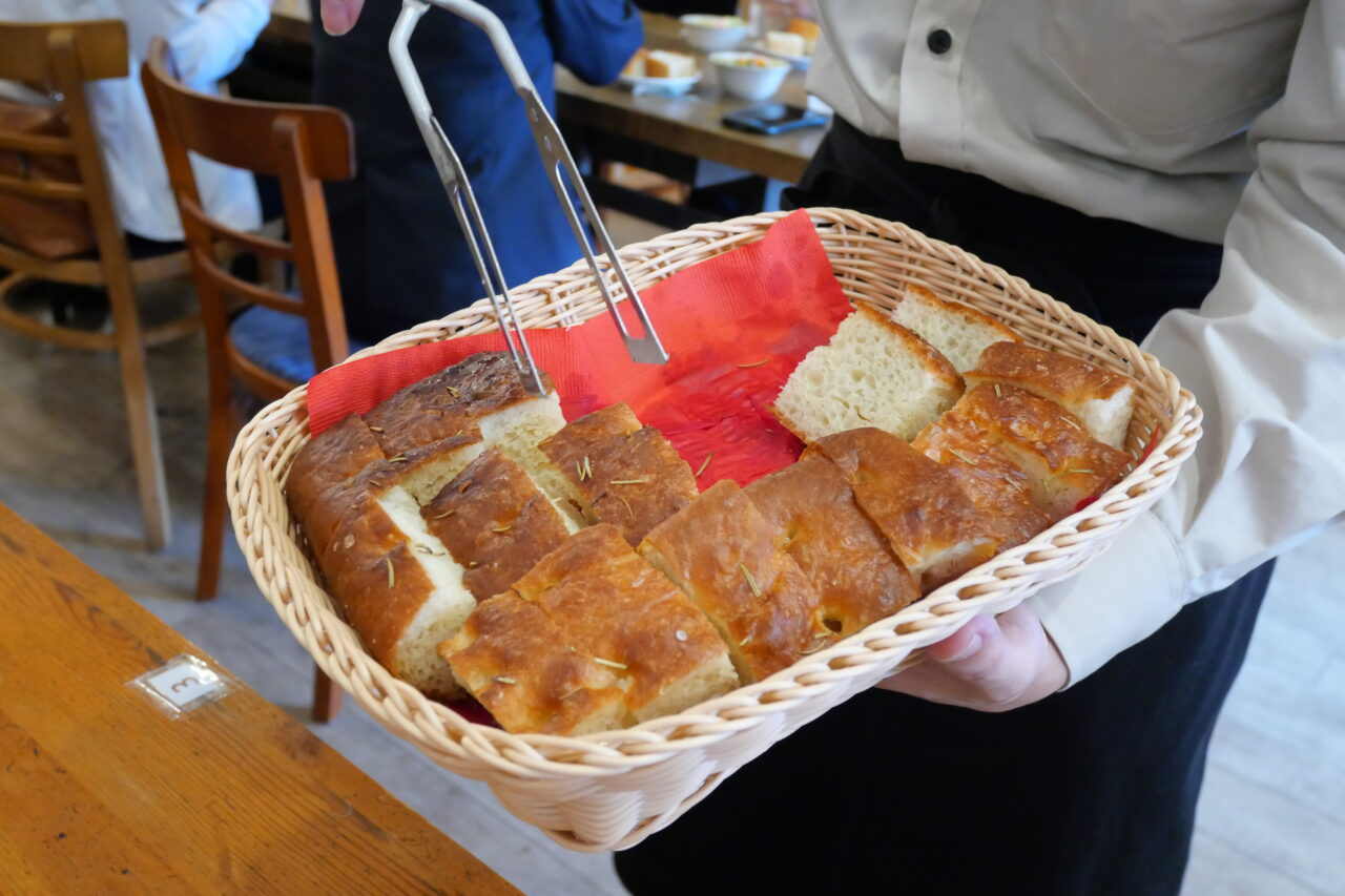 マコトノランチのフォカッチャ