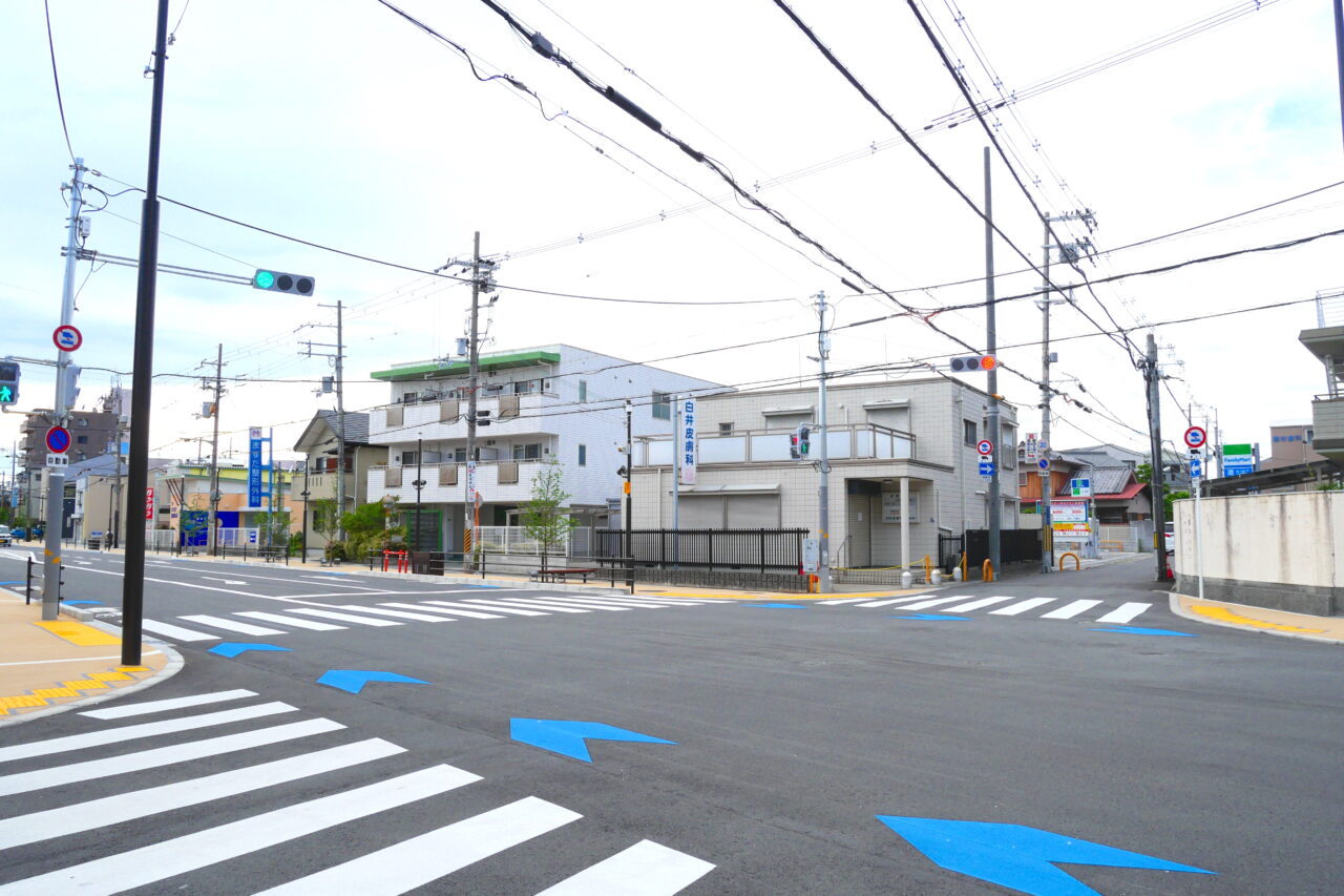 白井皮膚科の場所
