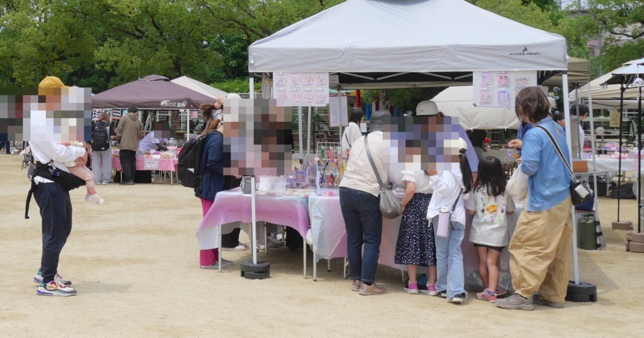 親子に人気のブース