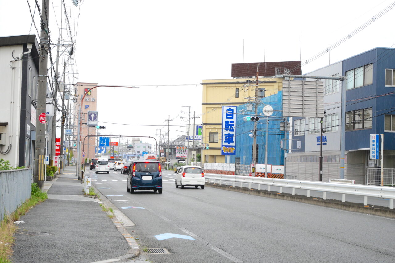 宝町の交差点