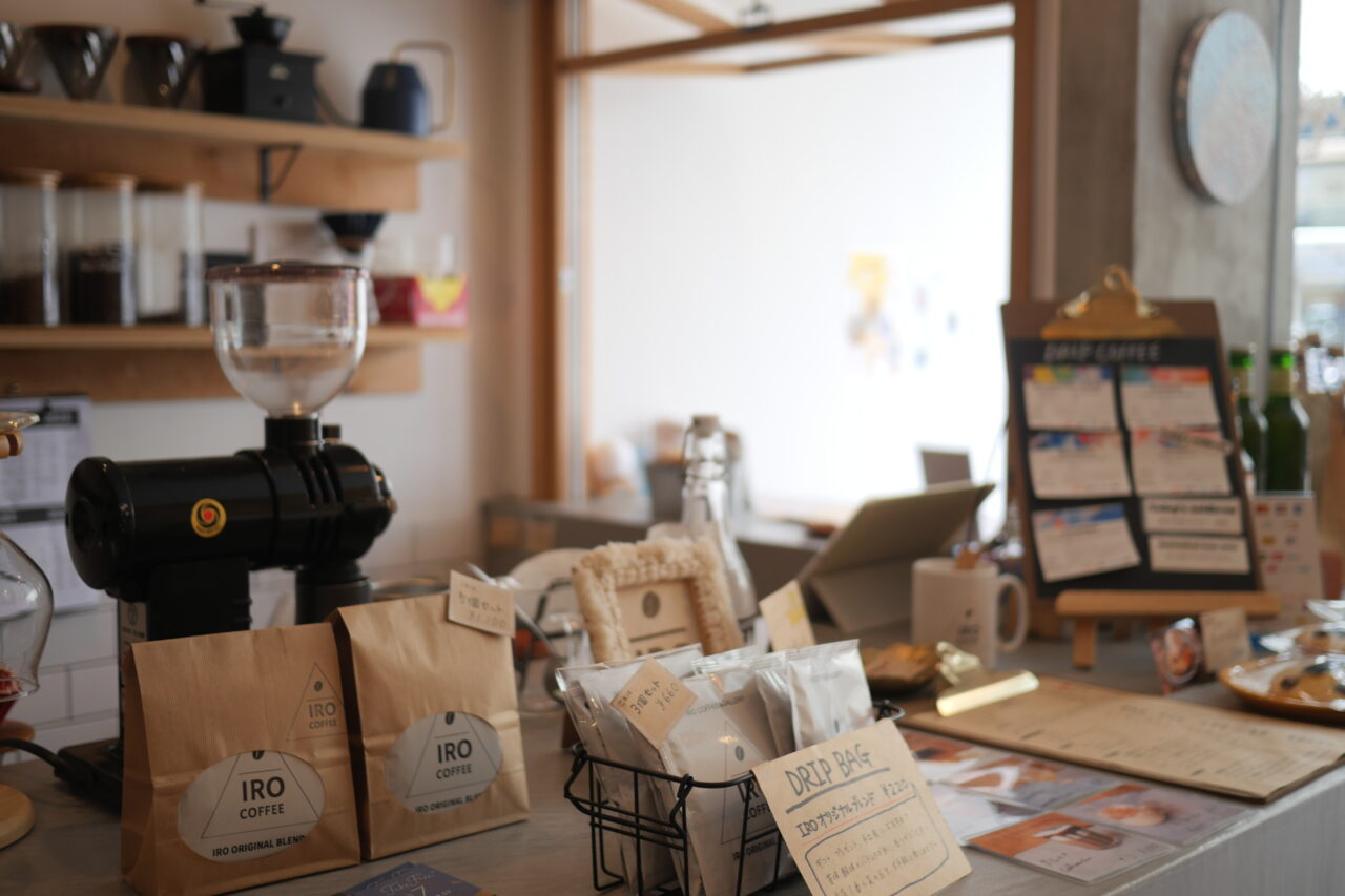 ドリップコーヒーの販売も（IRO COFFEE）