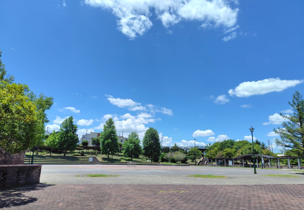 寝屋川公園の噴水の場所