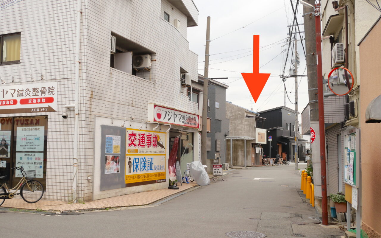 ダイニング善の場所