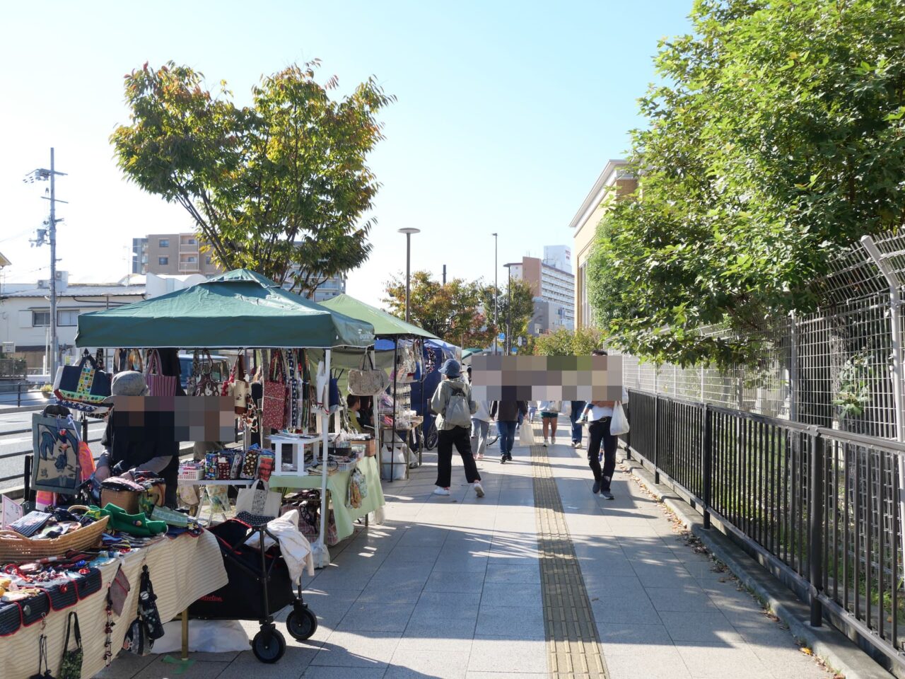 手づくり市の様子