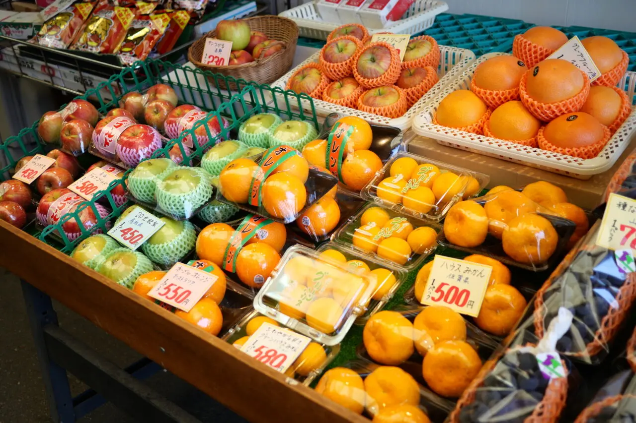 果物の売り場
