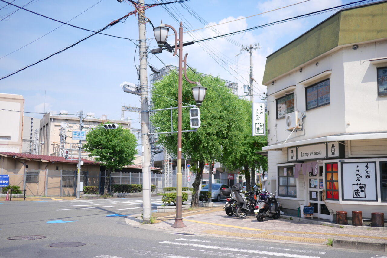 平池町の交差点
