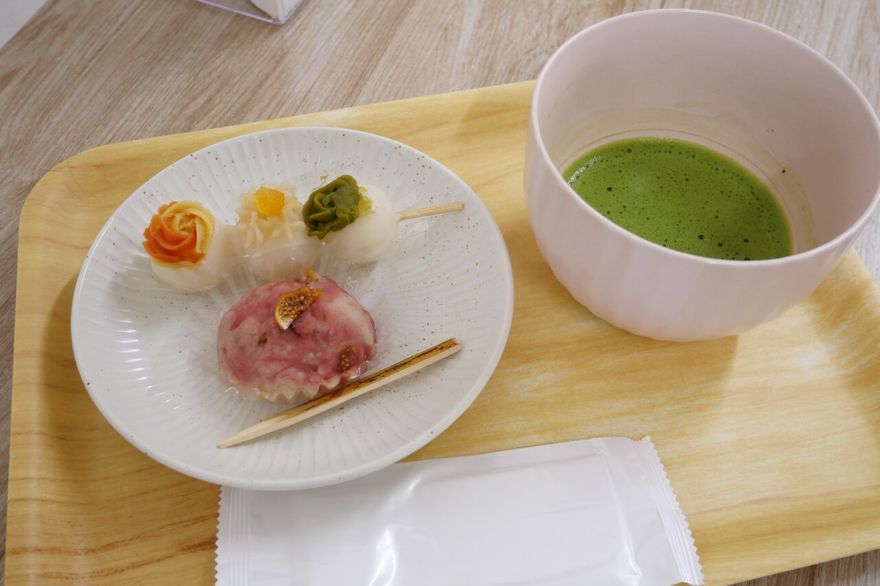 ドリンクは抹茶