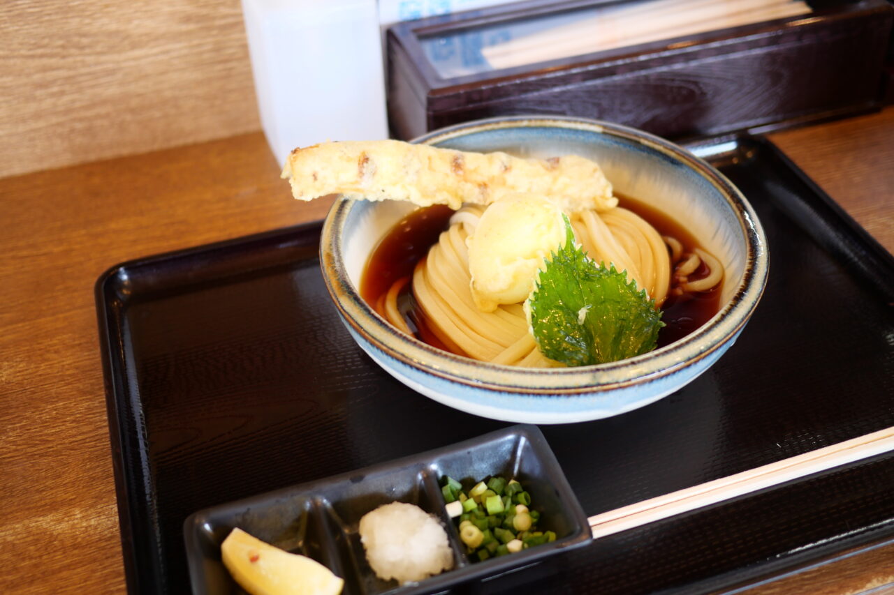 ちく玉天ぶっかけうどん