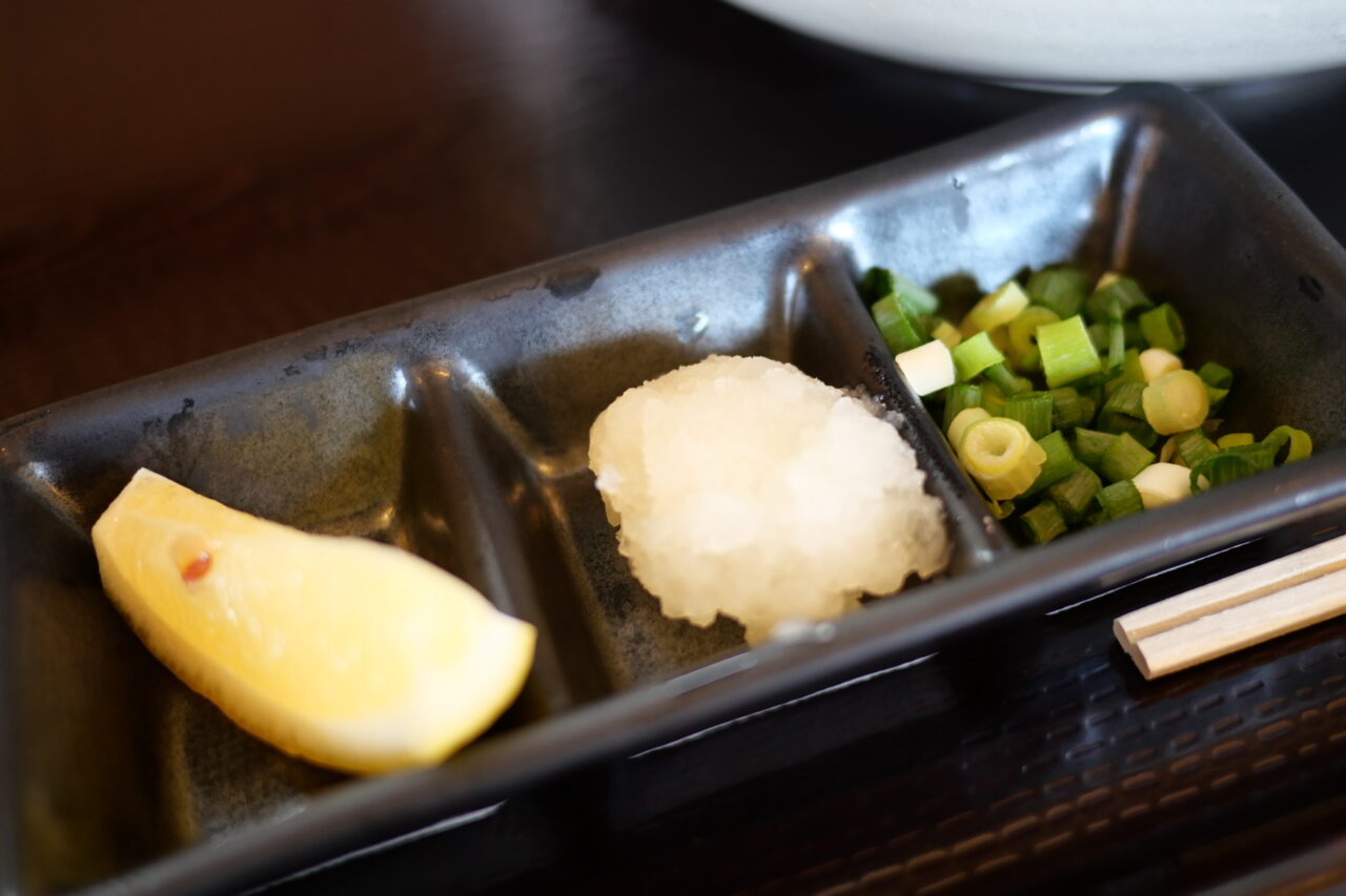 薬味は3種類