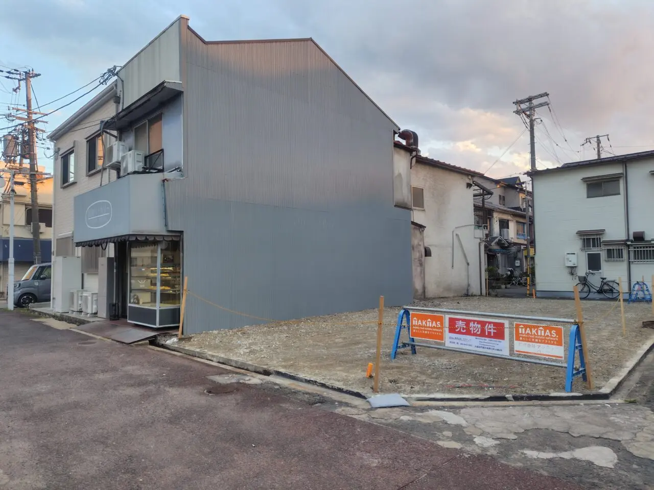 10月30日に撮影した工事完了の様子