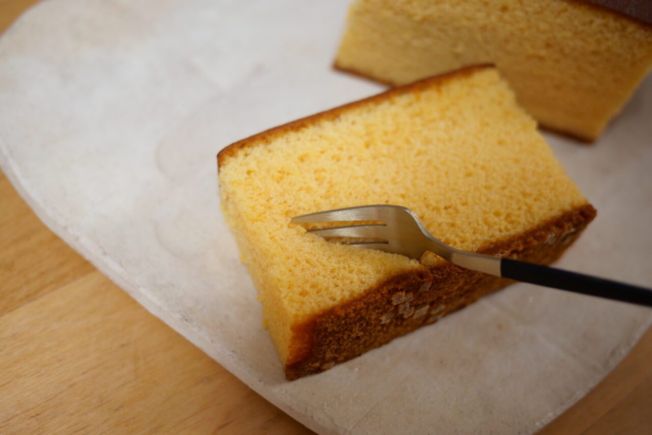 カステラをいただきます