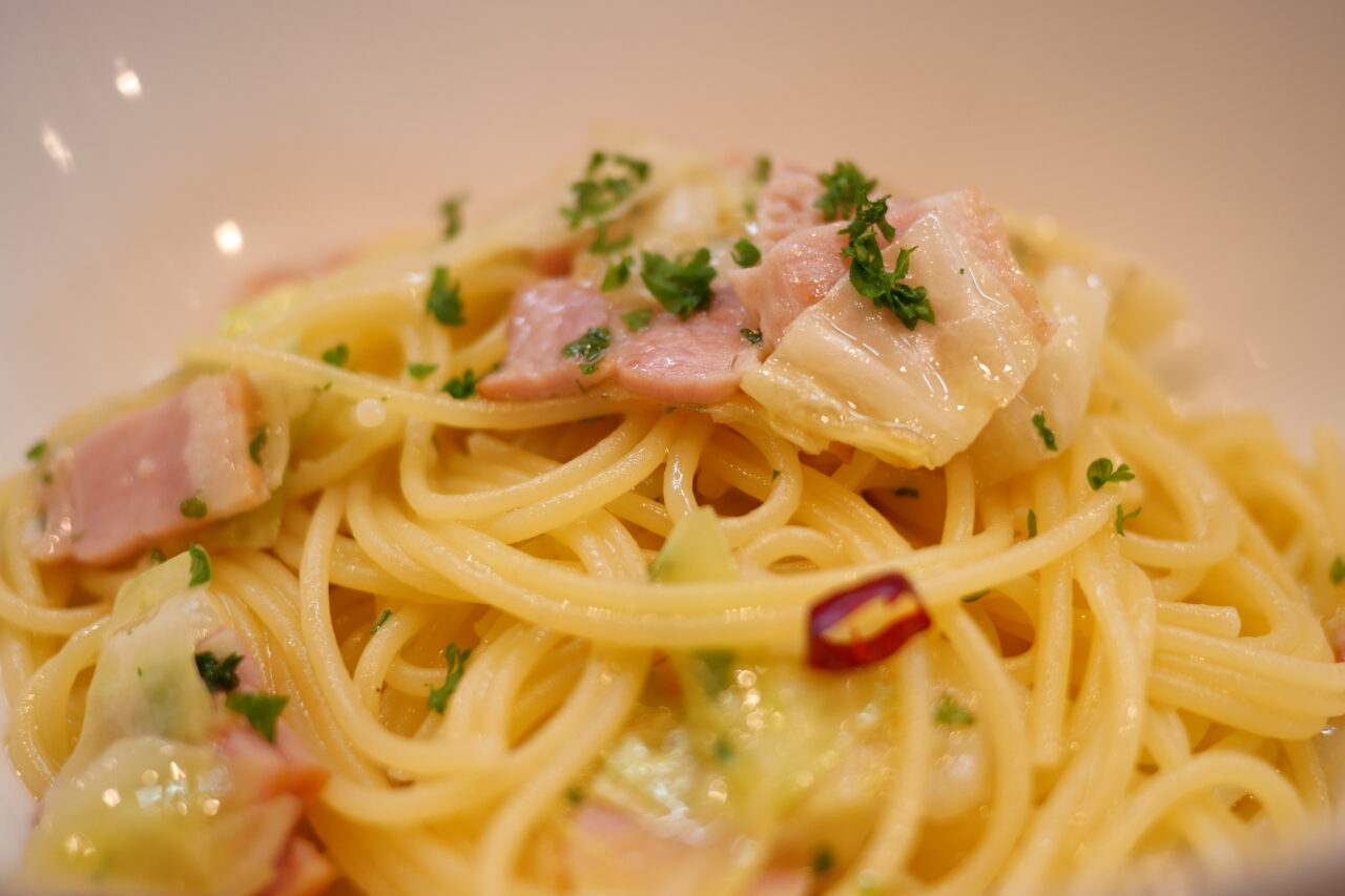 パスタのアップ写真