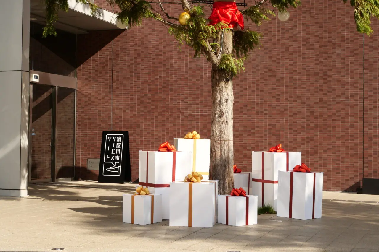 プレゼントの模型