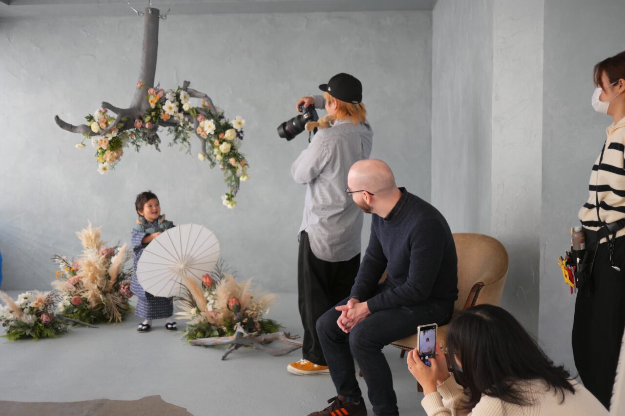 撮影風景の様子