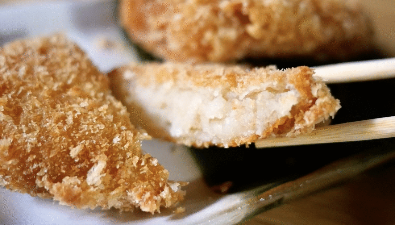 みずみずしいコロッケの断面