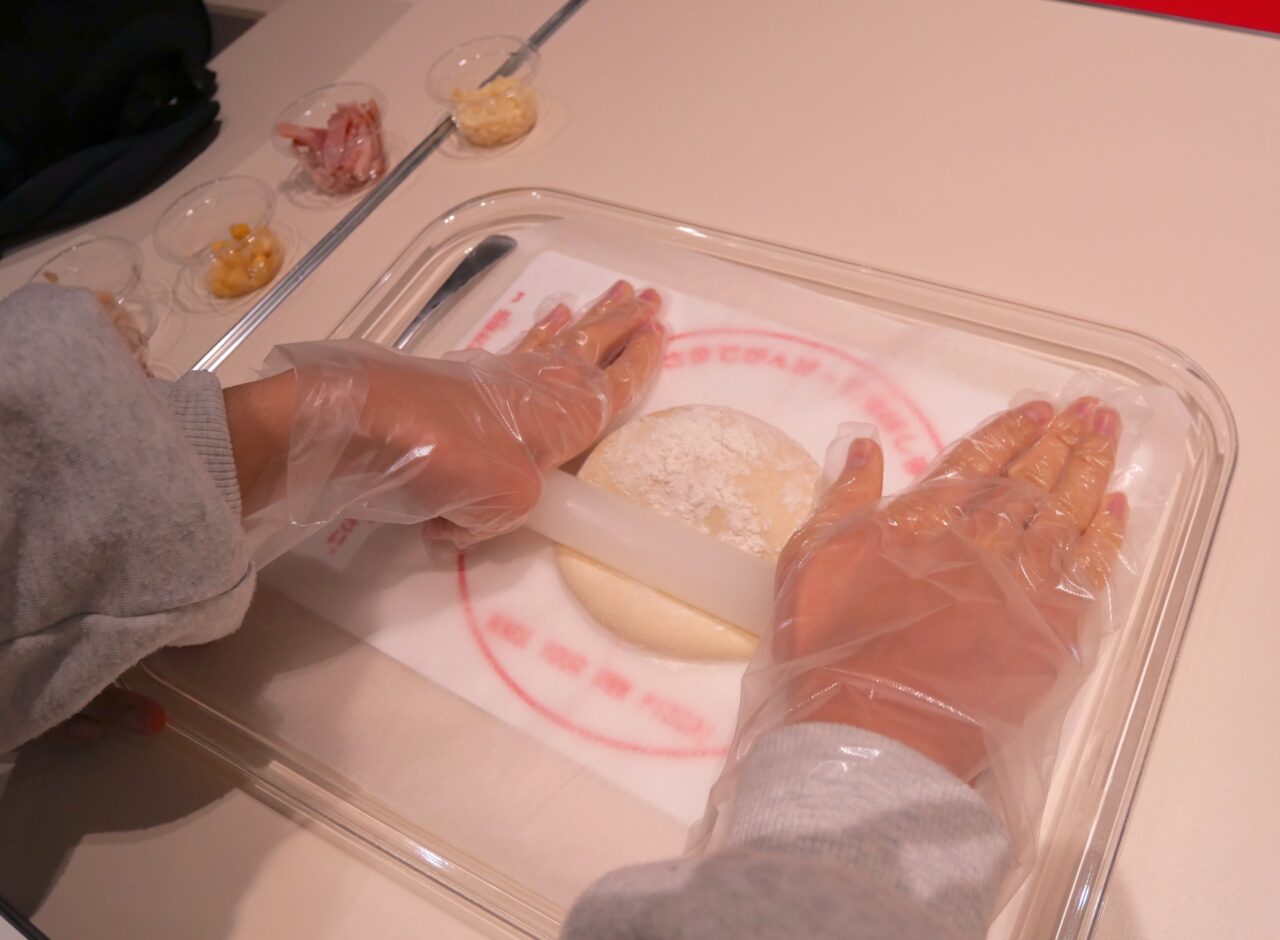 予約不要のピザ作り体験
