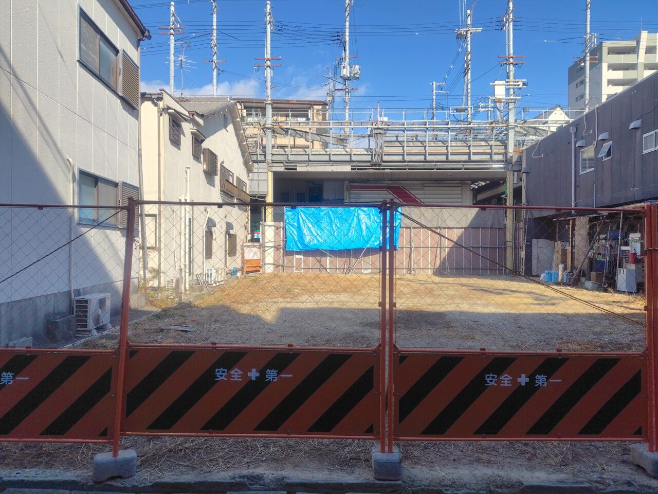 商店街の方を向いた写真