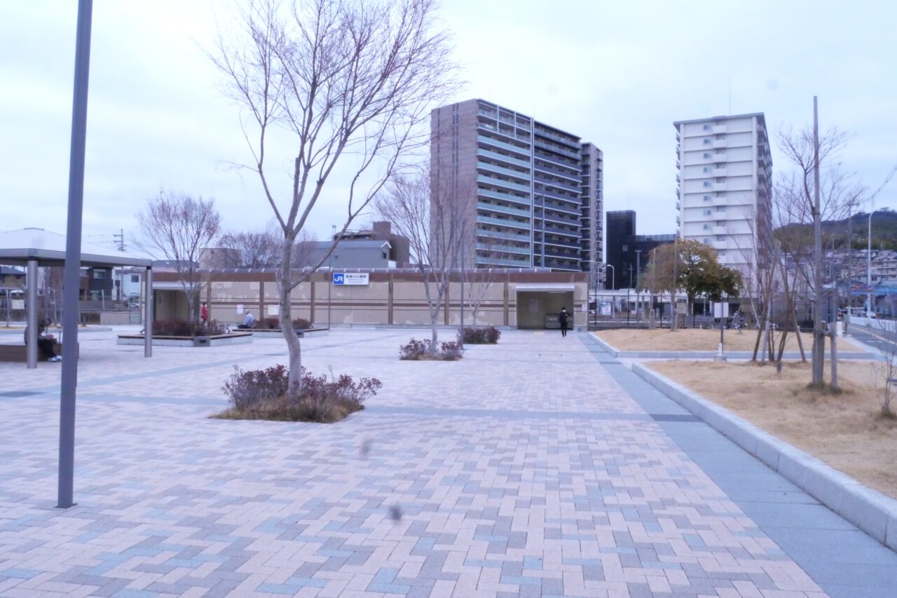 駅前広場の写真