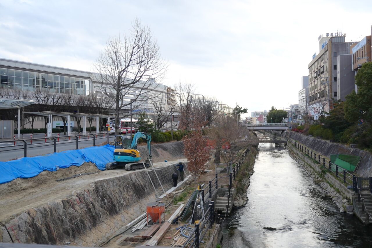 寝屋川のまわりの整備