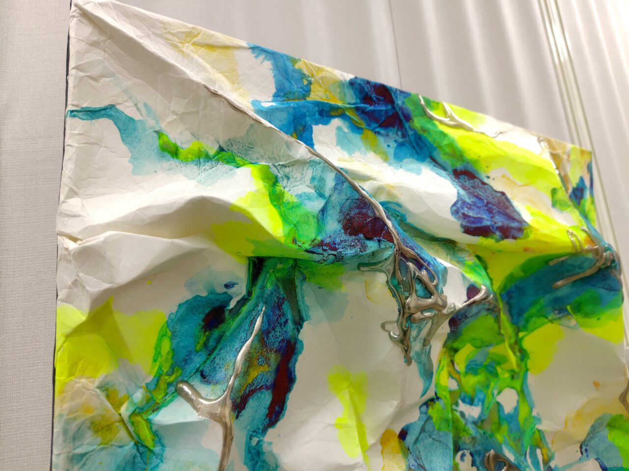 立体的な和紙作品