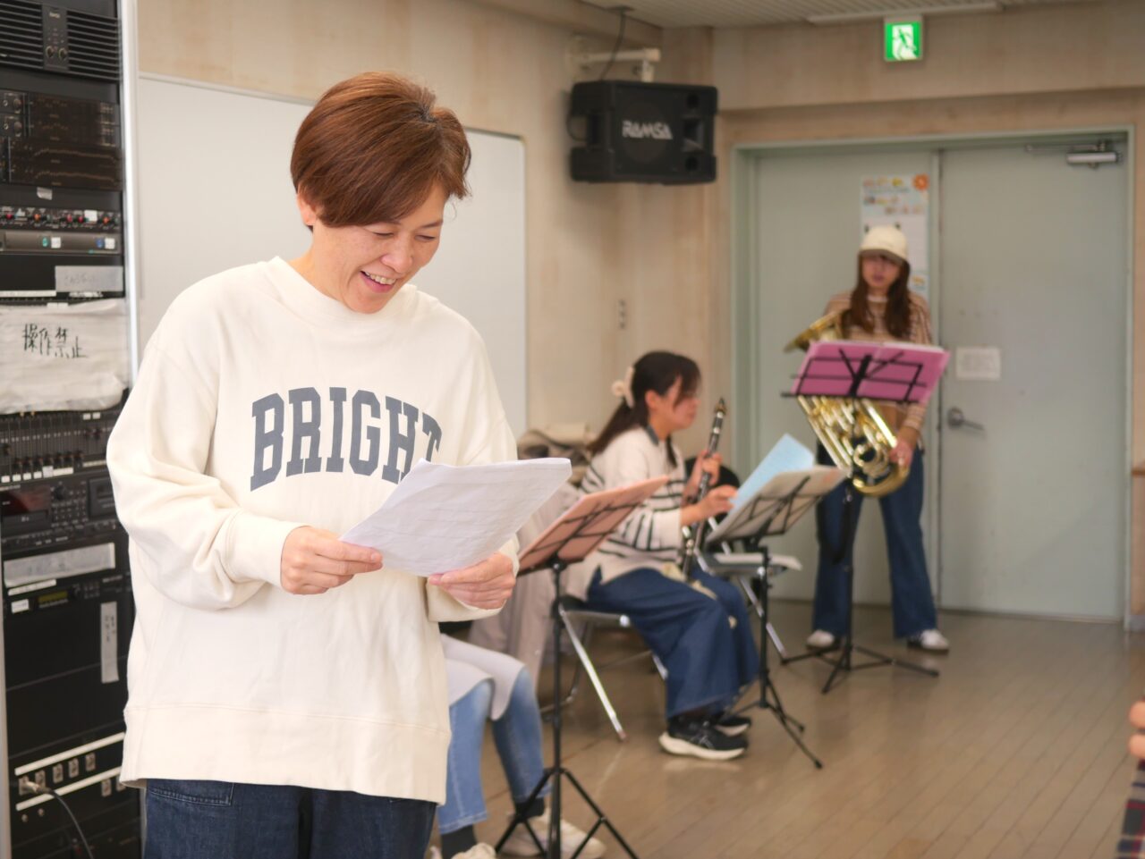 演出をしている様子