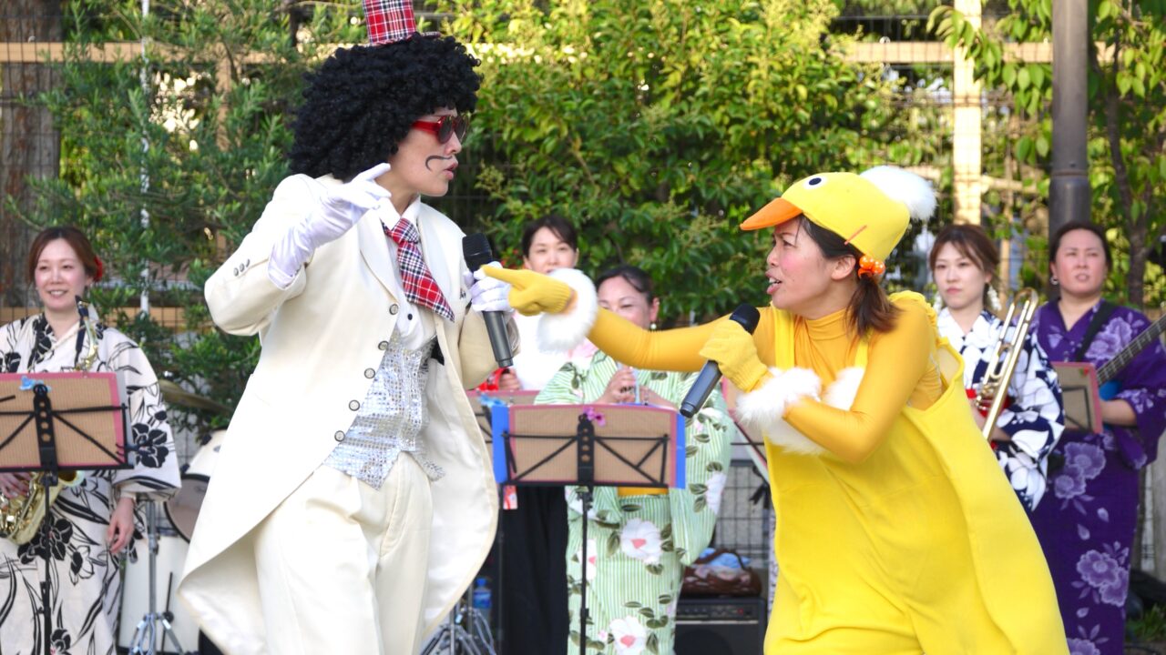 お芝居中の写真