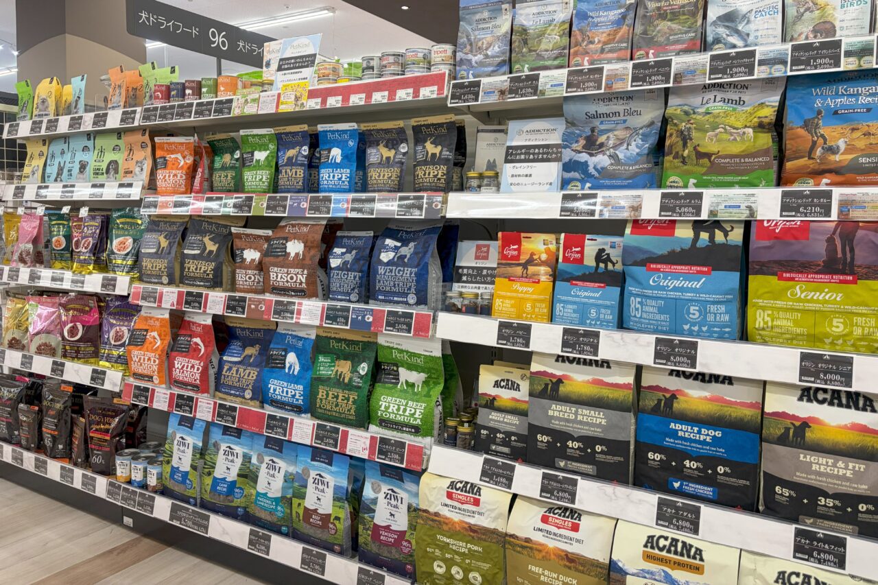 ペットフード売り場