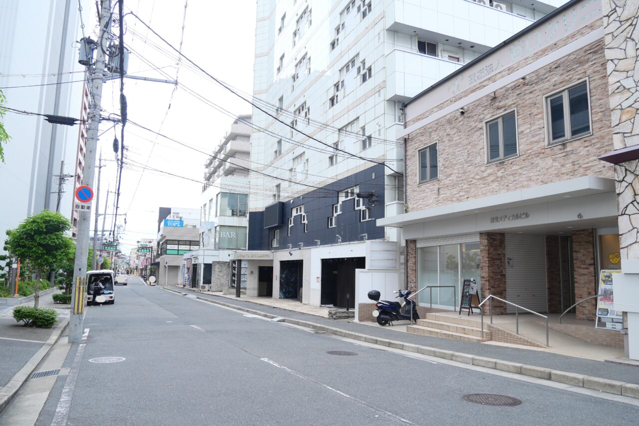 香里新町の通り
