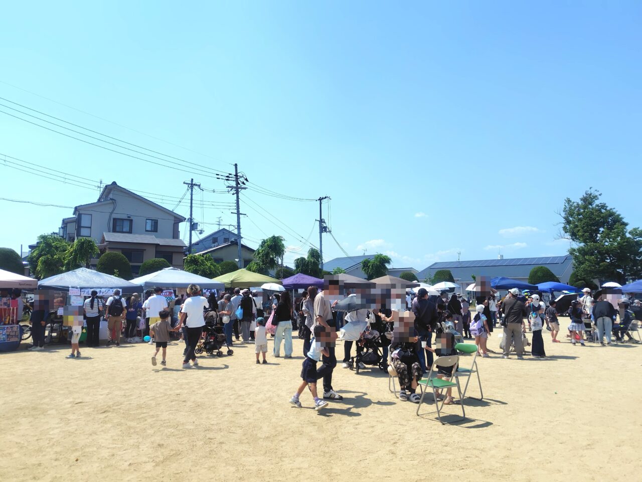 にじいろフェスタ出店の様子