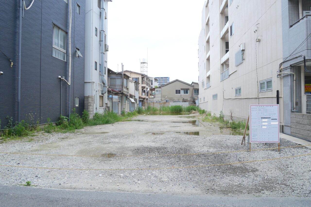 工事まえの敷地
