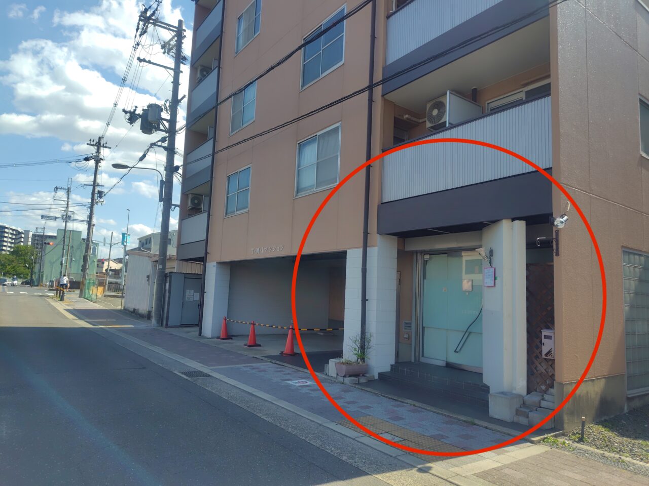 ここの部分が入り口