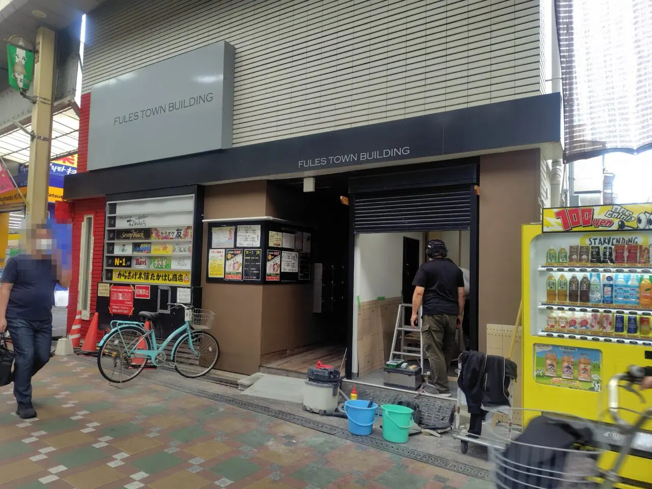 店舗内の工事
