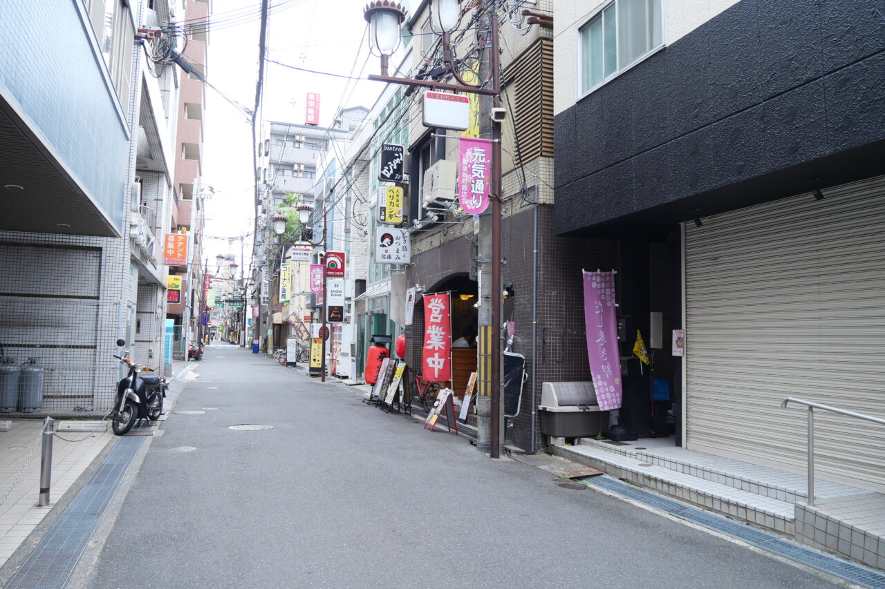 香里新町の街並み