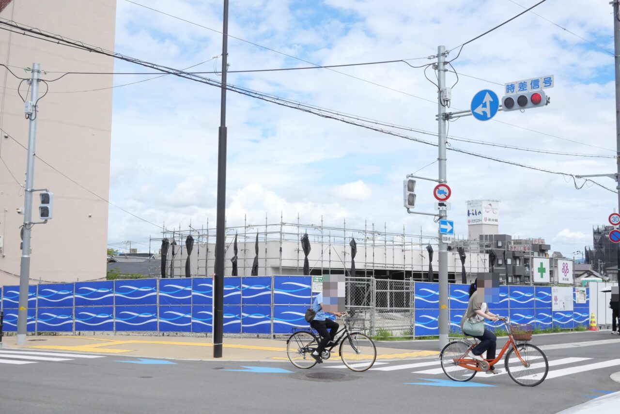 店舗一棟の建設始まる