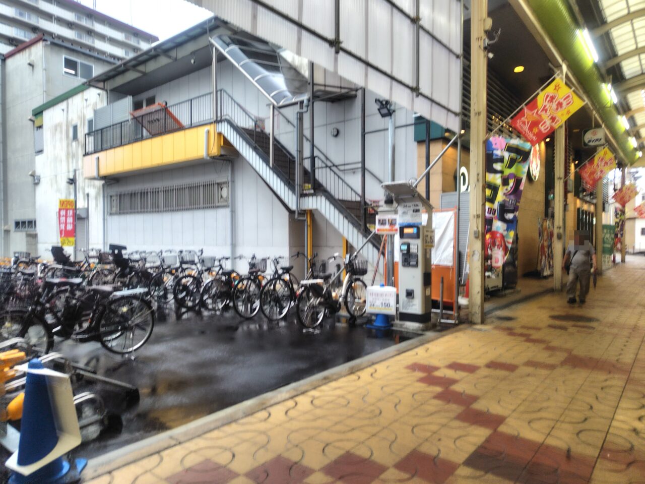 寝屋川の駐輪場