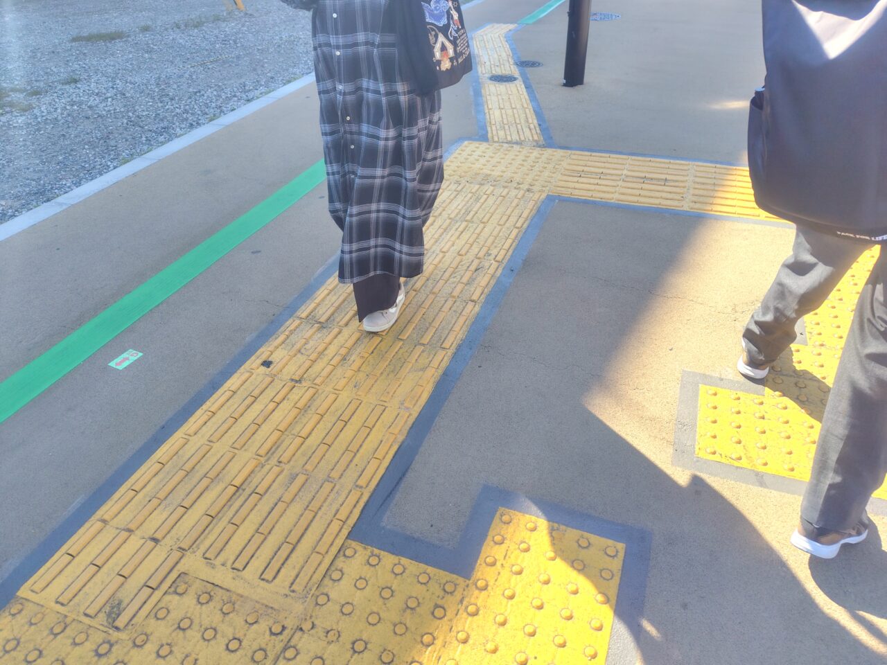 歩幅チェック後に歩こう