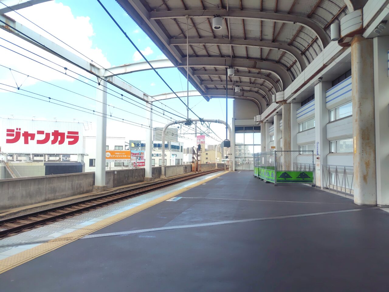 ホーム柵設置