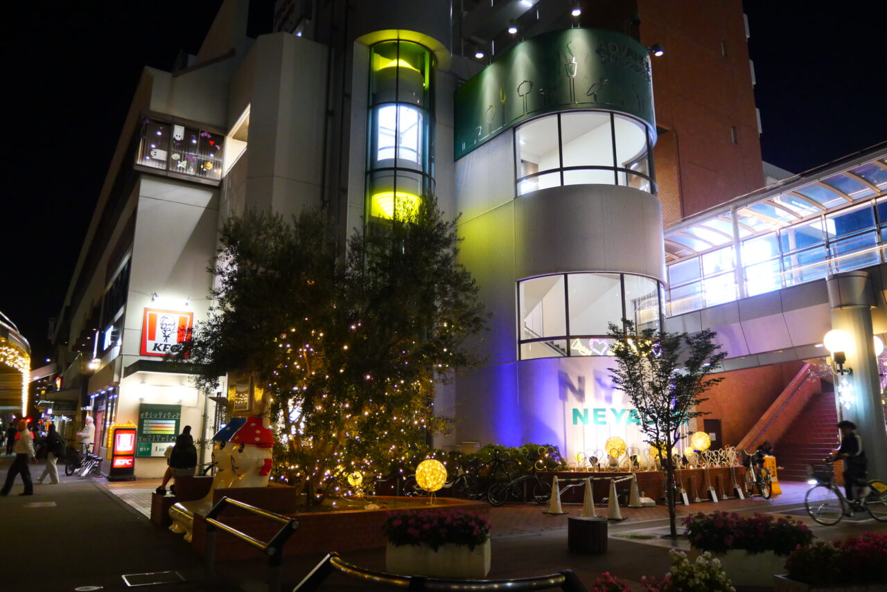 2号館の壁